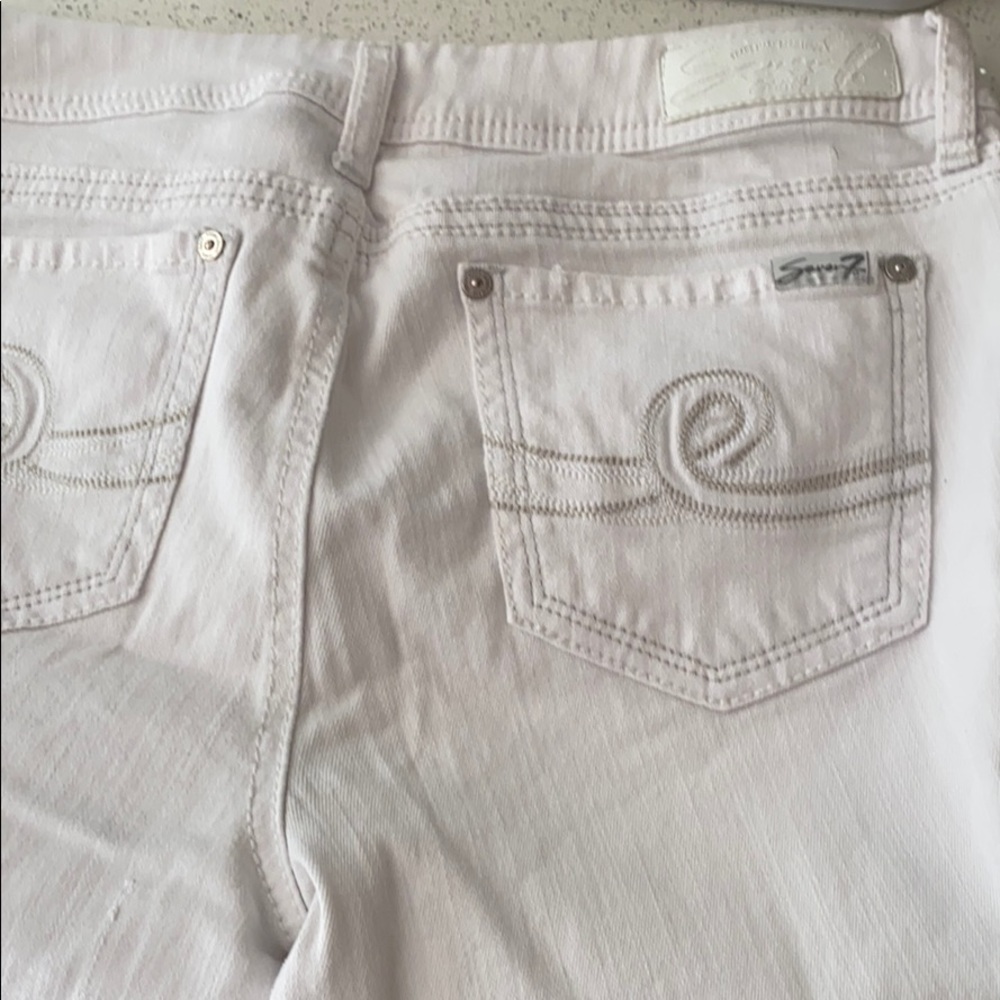 Denim capris